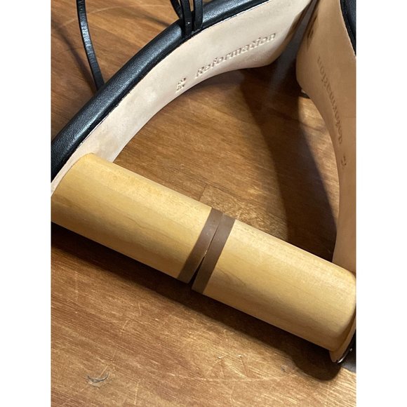 Reformation Rachel Leather Sandals in Black New - Picture 8 of 11